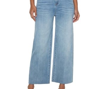 New Liverpool high rise wide leg jeans size - 25